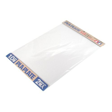 70124 Plastic Plate 1.0 mm Pack of 2 257 x 364 mm White