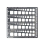 Tamiya 74156 Modelling Square Stencil 1-10 mm (4) Polyethylene Model Making Accessories 1