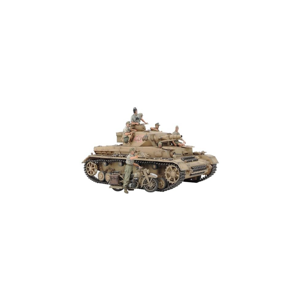 Panzer Kampfwagen IV Ausf.F & German Motorcyle 1:35 Model Kit