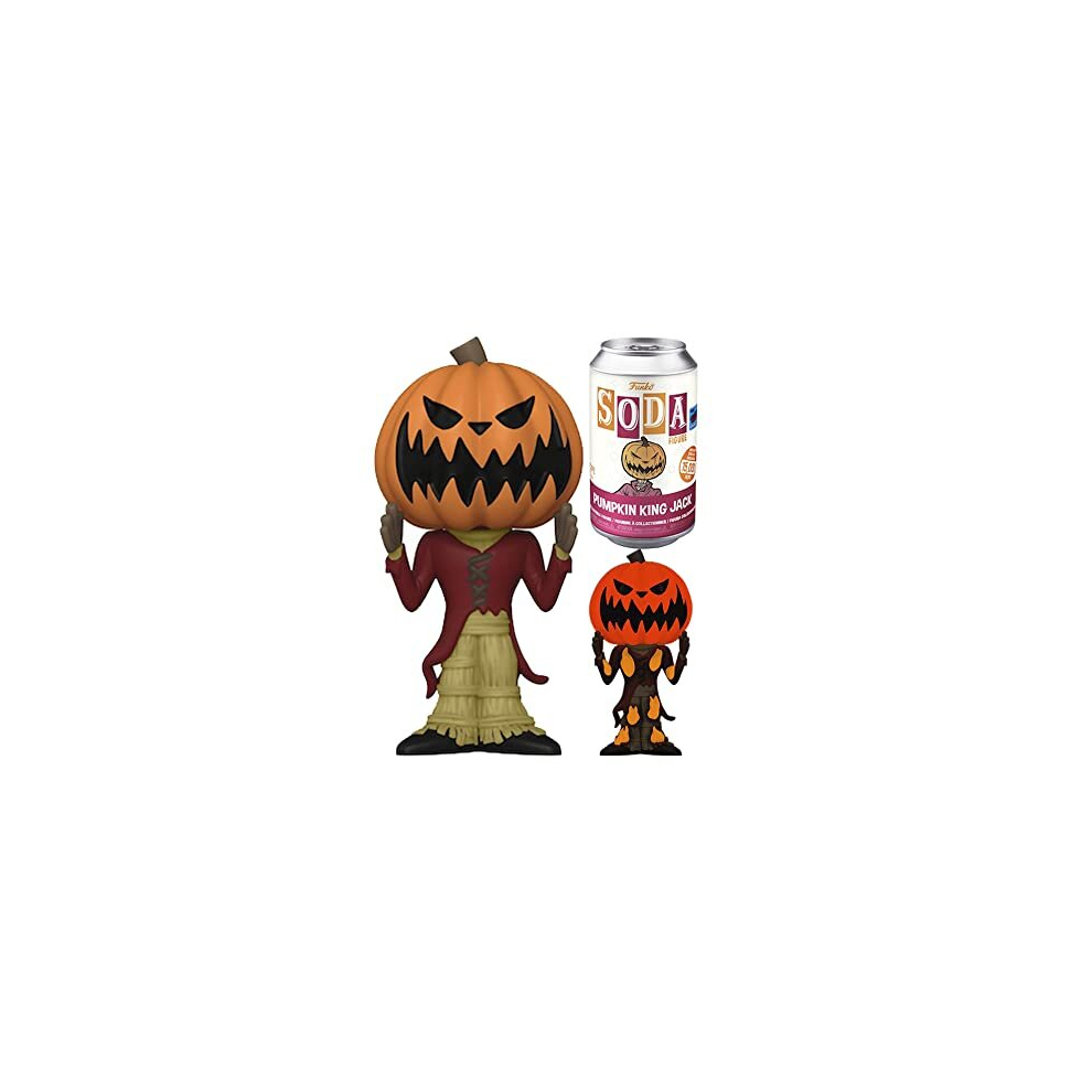 Vinyl SODA, Disney the Nightmare Before Christmas, Pumpkin King Jack, Glow In the Dark, 1/6 Odds for Rare Chase Variant, TNBC, Amazon Exclusive,