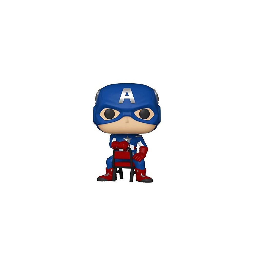 Pop! Marvel Collector Corps Exclusive End Credits Captain America #693 w/ Free Acrylic Case