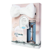 Bear Face Roller & Mask Set AGZ01148, Pink, Rose Gold, White, One size