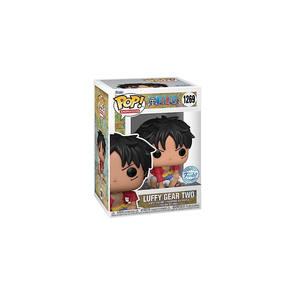 Pop! Animation One Piece Luffy Gear Two Exclusive Vinyl Figures, Rare Pop Vinyl