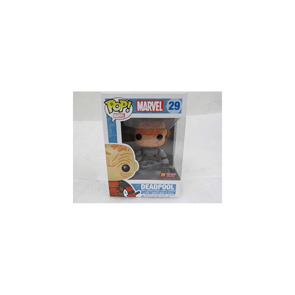 Pop! Marvel Deadpool PX Vinyl Fig Maskless Gray Ver