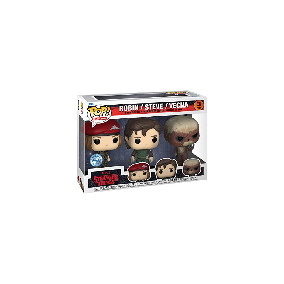 Stranger Things 4 - Robin, Steve & Vecna Pop! Vinyl Figure 3-Pack