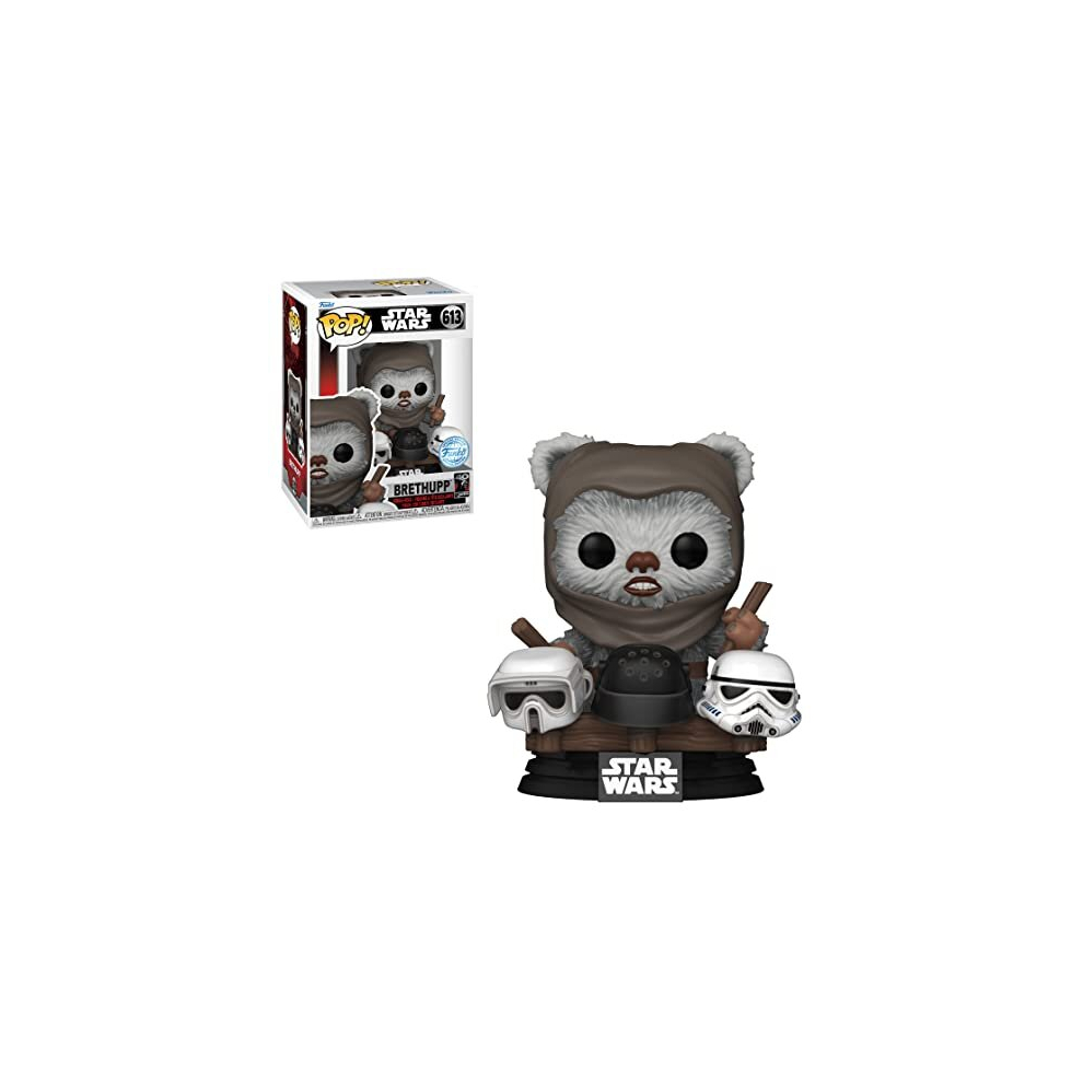 Star Wars: Return of The Jedi Brethupp with Helmets 40th Anniversary POP! Vinyl, 4 inches (FUN71147)