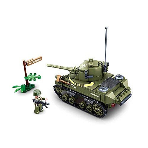Sluban M38-B0856 WWII-m5 Lichttank 1