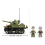 Sluban M38-B0856 WWII-m5 Lichttank 3