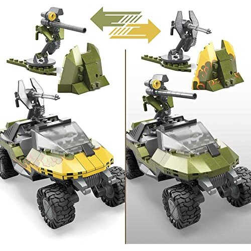 MEGA Halo Κόκκινη Ομάδα Warthog Διάσωση 324 Τεμάχια 1