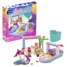 Barbie Color Reveal Dolphin Exploration toy Building Set with 10+ surprises, 2 micro-dolls and 2 dolphins, toy gift set for girls and boys, ages 5 and