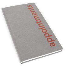 Agenda Appointment Book Assistant - Grey (3 Column)