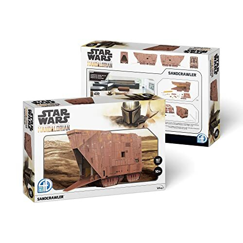 Star Wars: The Mandalorian Sandcrawler Model Kit, Brown, (U08560) - Board Game 2