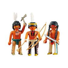 Playmobil-lis  osasarja - 3 Amerikan alkuper  issoturia