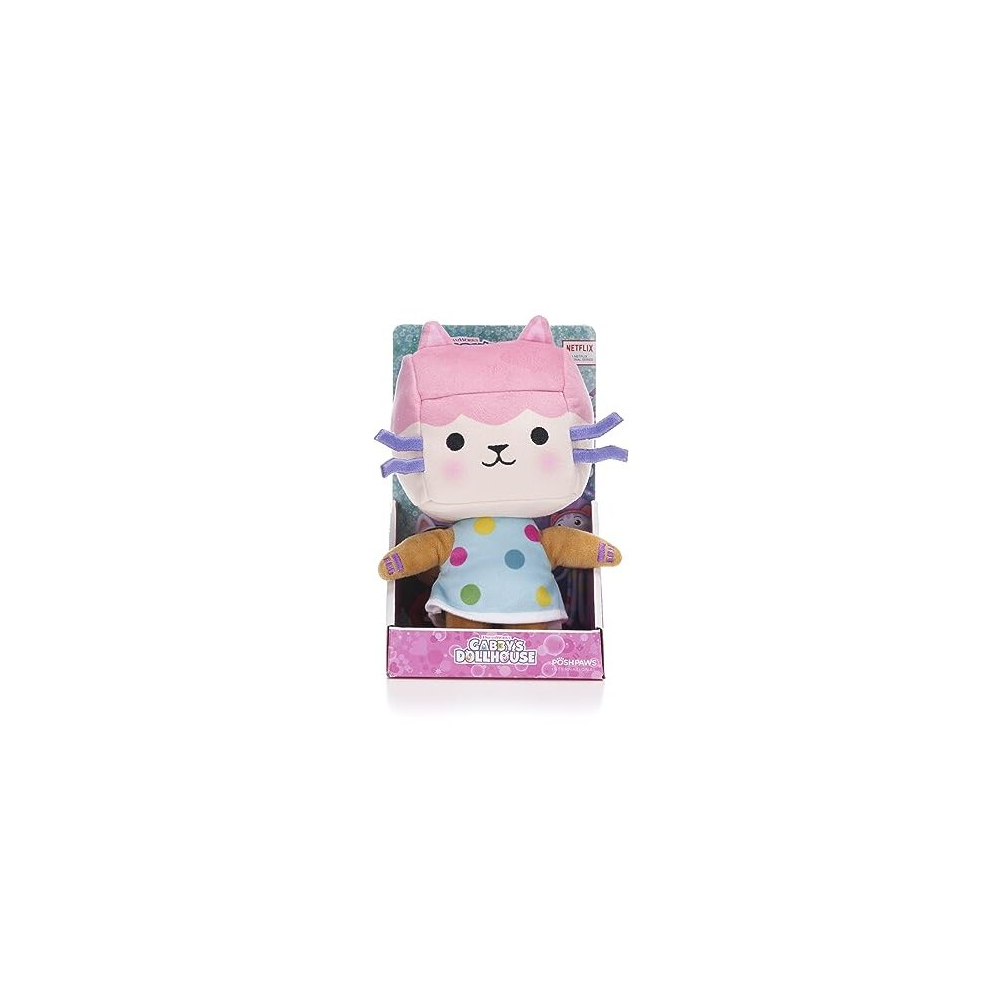 50111 Gabby's Dollhouse 10" (25cm) Baby Box Cat Plush Soft Toy