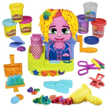 Set de coiffure Play-Doh avec 6 pots - Jouets de jeu de r?le pour filles et gar?ons ? partir de 3 ans - Multicolore
