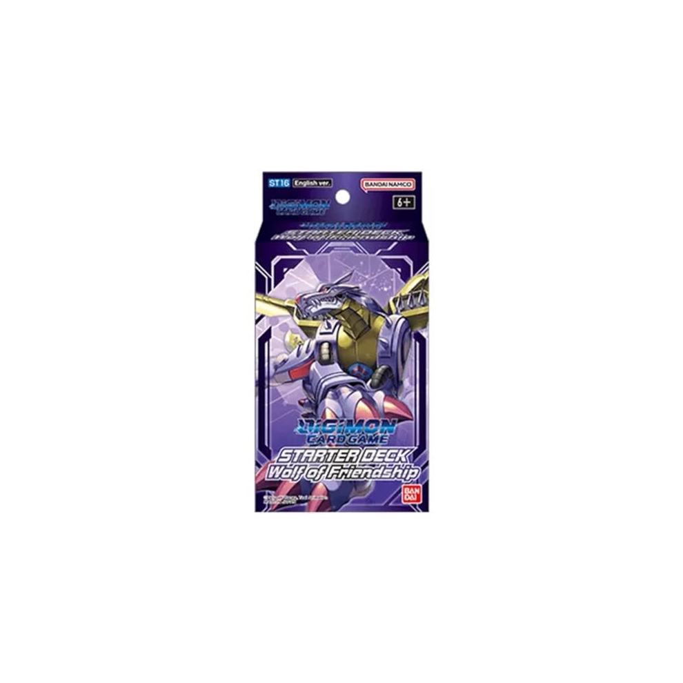 | Digimon Card Game: Starter Deck - Wolf of Friendship (ST16) | Card Game | Ages 6+ | 2 Players | 30 Minutes Playing Time