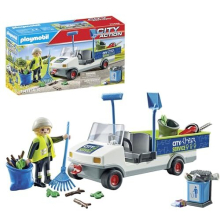 71433 City Life Street Cleaning with E-Vehicle, City Cleaner Educational Toy, Imaginative Role-Play, PlaySets Suitable for Children Ages 4+