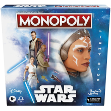 Monopoly: Star Wars Light Side Edition Board, Star Wars Jedi Game for 2-6 Players, Games for Children, Family Games - Board Game