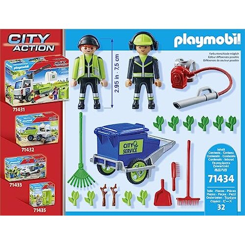 PLAYMOBIL PLAYMOBIL Πόλη Δράση 71434 Ομάδα Καθαρισμού 1