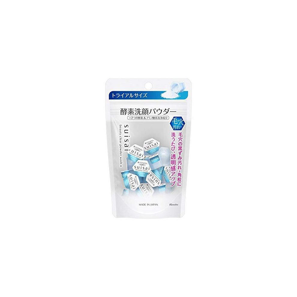 Kanebo Suisai Beauty Clear Powder Facial Wash 0.4G X 15Pcs