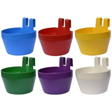 Poultry Cage Cups / Galley Cups / Aviary Cups, Pack of 12, Suitable For Both Food, Grit Or Water, Includes Integral Hook So The Cups Can Be Hung From