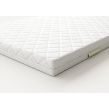 Classic Foam Travel Cot Mattress, White, 95 x 65 x 7.5cm