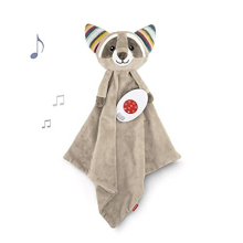 Robin the Racoon Comforter - Super Soft & Ultra Large Blanket | Baby Comforter with Removable Soothing Sounds (Heartbeat, White Noise, Nature,