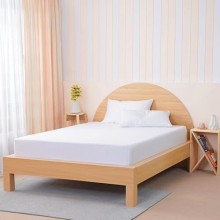Bamboo King Size Fitted Sheets - 41cm Deep Sides, 400 Thread Count, Cool and Soft Fitted Sheets King Size - Hypoallergenic Deep Fitted King Size Sheet