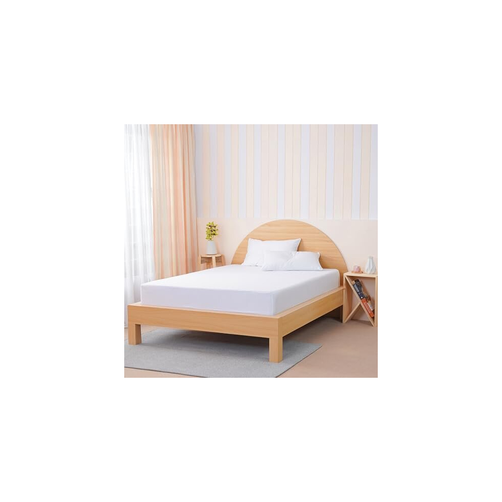 Bamboo King Size Fitted Sheets - 41cm Deep Sides, 400 Thread Count, Cool and Soft Fitted Sheets King Size - Hypoallergenic Deep Fitted King Size Sheet