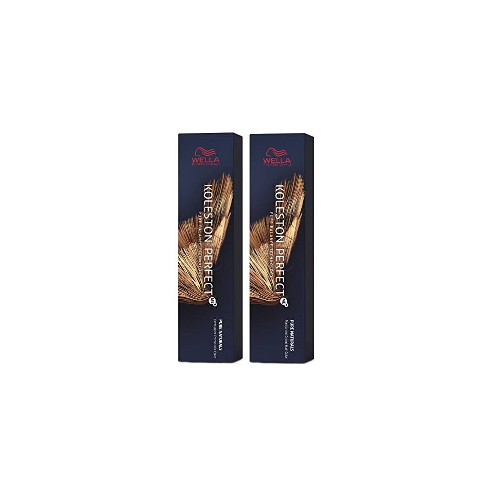 Wella Koleston Perfect Me+ Kp Pure Naturals 4/00 Medium Brown Natural Intense Pack Of 2