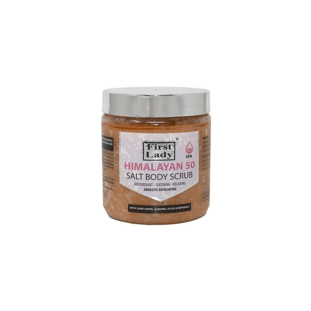 First Lady Pink Spa Himalayan 50 Salt Body Scrub 500Ml - Abrasive Exfoliating
