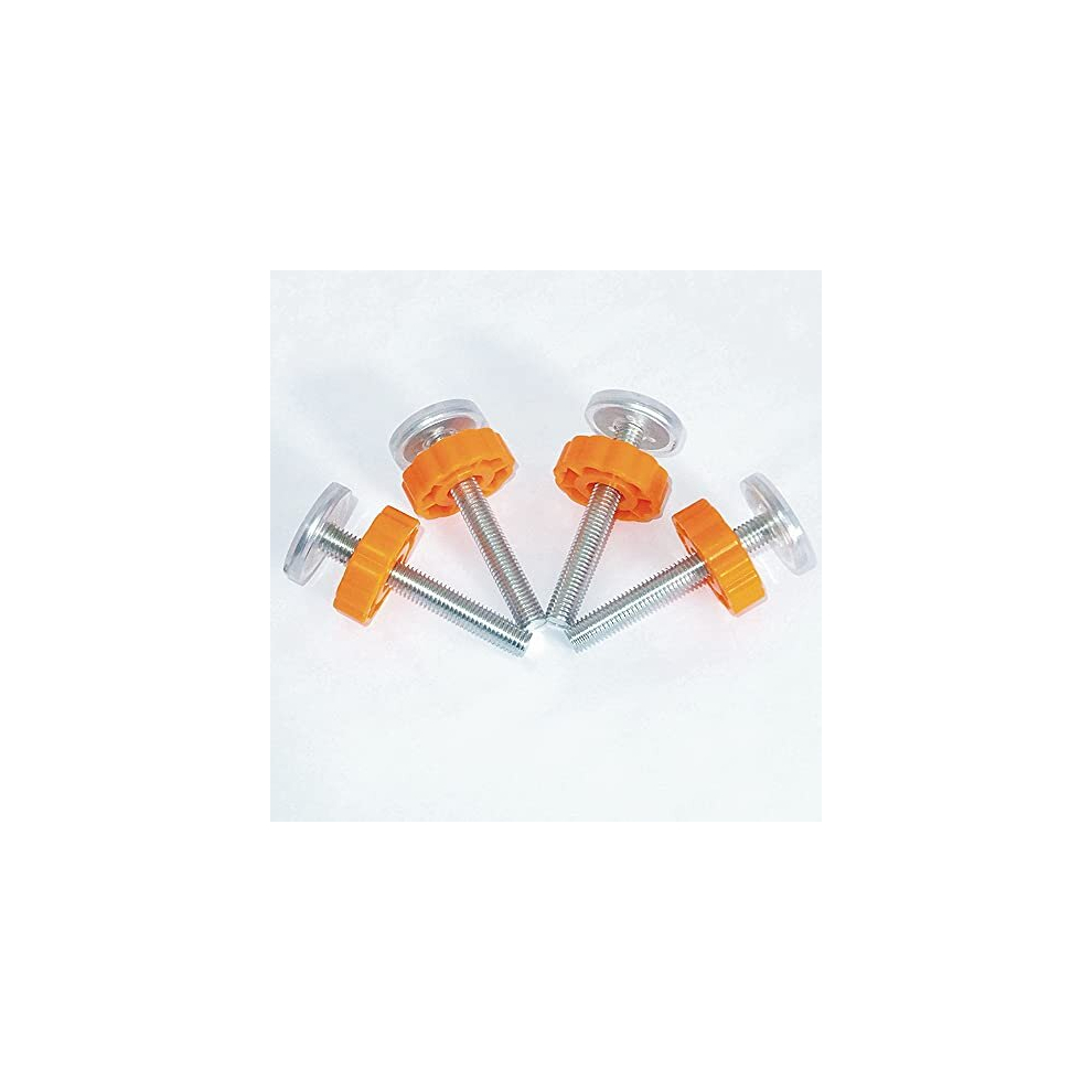 Quupy Pressure Baby Gates Threaded Spindle Rods, Walk Thru Gates Accessory Screw Bolts M10 X 80Mm For Baby And Child Safety Gate Stairway Barrier Pet Dog