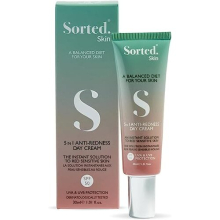 Sorted Skin 5 in 1 Anti-Redness CC Cream SPF50 Colour Correcting Formula for Hypersensitive and Redness Prone Skin, Suitable for All skin Types 1 x
