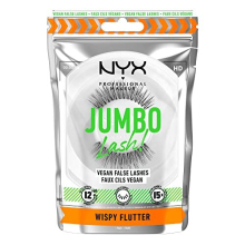 MAQUILLAJE PROFESIONAL NYX Jumbo Lash! Pestaas postizas veganas hasta 12 horas Use pestaas postizas reutilizables - Wispy Flutter