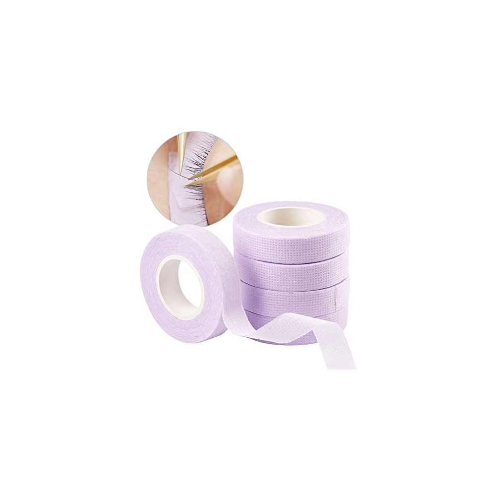 Lunamoon Purple 6 Rolls Of Eyelash Tape, Eyelash Extension Tape, Insulation, Micropore Lash Tape, Eyelash Tape For Eyelash Extension (Purple)