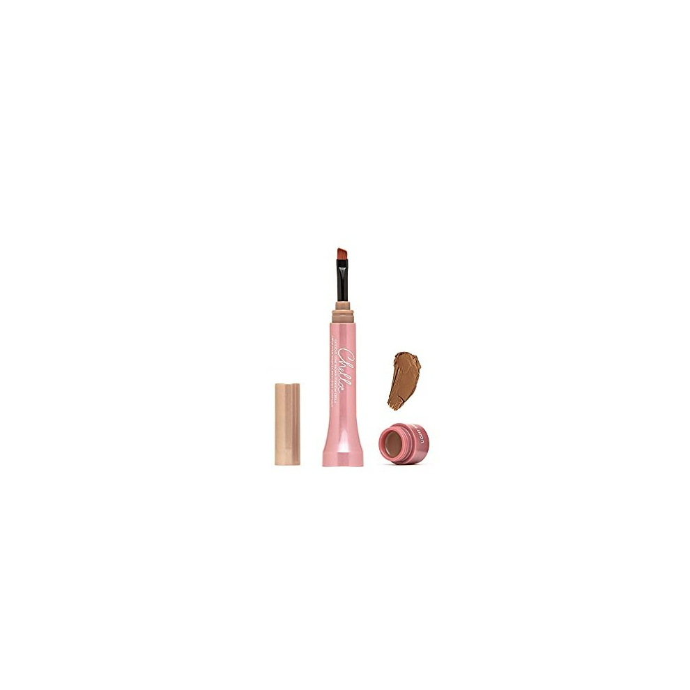 Chella Cream,Brown Eyebrow Cream, Luscious Light Brown - Vegan, Cruelty Free, Paraben Free, Gluten Free - Long Wearing, Velvet Consistency, Water Resistant