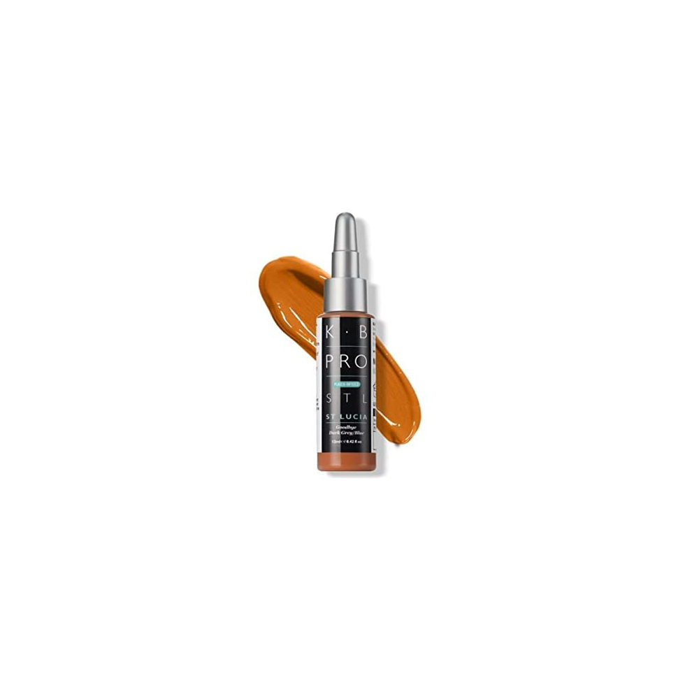 Kb Pro K.b Pro Microblading Pmu Brow Adjuster Pigments, Flaxen-Infused, Perfect To Adjust The Tone Of Any Pigment, Only A Small Amount Is Needed, St. Lucia