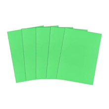A4+ Scrapbooks. 32 Assorted Colour Pages of 100gsm Sugar Paper [Pack of 25], Green