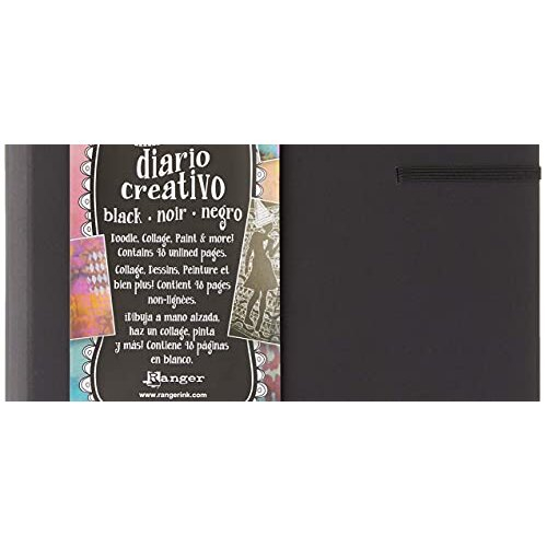 Dylusions Creative Journal Vierkant, Zwart 2