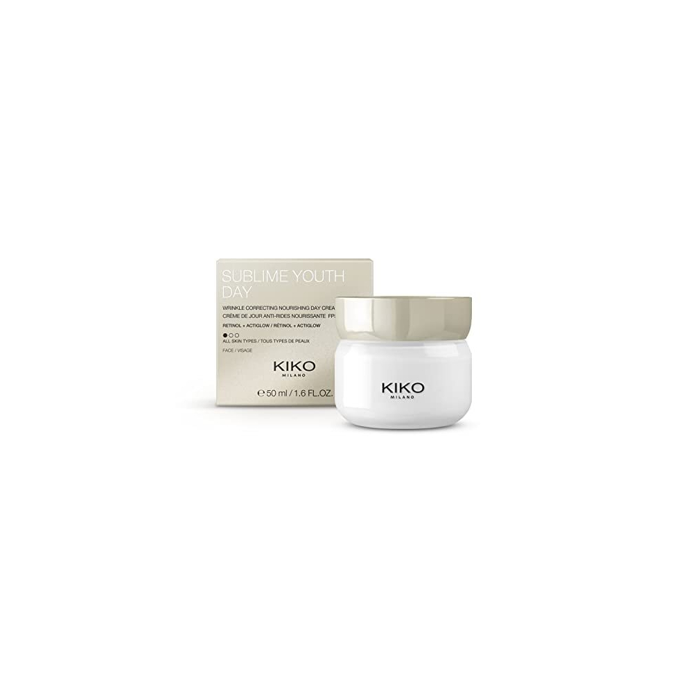 Kiko Milano Cream Sublime Youth Day | Wrinkle Correcting And Nourishing Day With Retinol - Spf 15