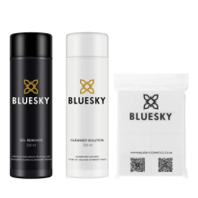 Gel Polish Prep, Wipe and Remove Kit. Acetone Gel Polish Remover 250ml, Cleanser 250ml + Lint Free Wipes x 100. Gel Nail Polish Removal, Prep and