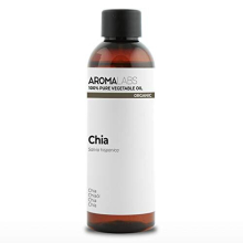 ORGANIC - CHIA Oil - 100mL - 100% Pure, Natural, Cold Pressed and AB Certified - AROMA LABS (French Brand)