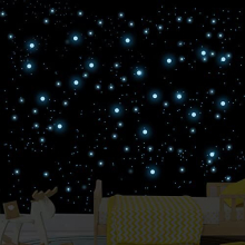 Glow in The Dark Stars for Ceiling, Glow in The Dark Stars Blue Glow in The Dark Wall Stickers Ceiling Stars Glow in the Dark Galaxy Wall Stickers
