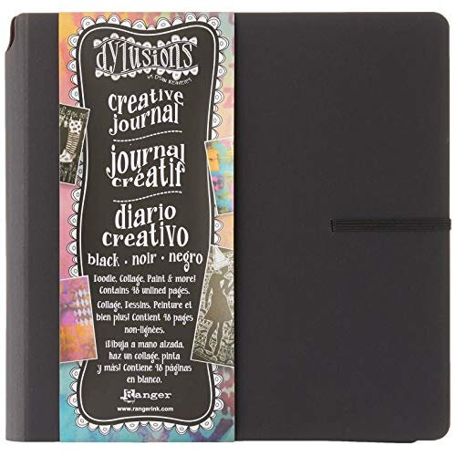 Dylusions Creative Journal Vierkant, Zwart