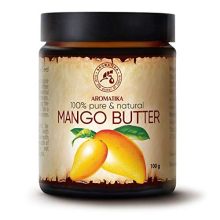 Mango Butter Refined 100g - Mangifera Indica Seed Butter - Indonesia - 100% Pure & Natural - Glass Bottle - for Beauty - Massage - Wellness -