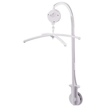 Baby Musical Cot Mobile, Universal Baby Cot Mobile Bell Holder DIY Toy Decoration Hanging Arm Bracket with Wind-up Music Box Help Baby Develop Hearing