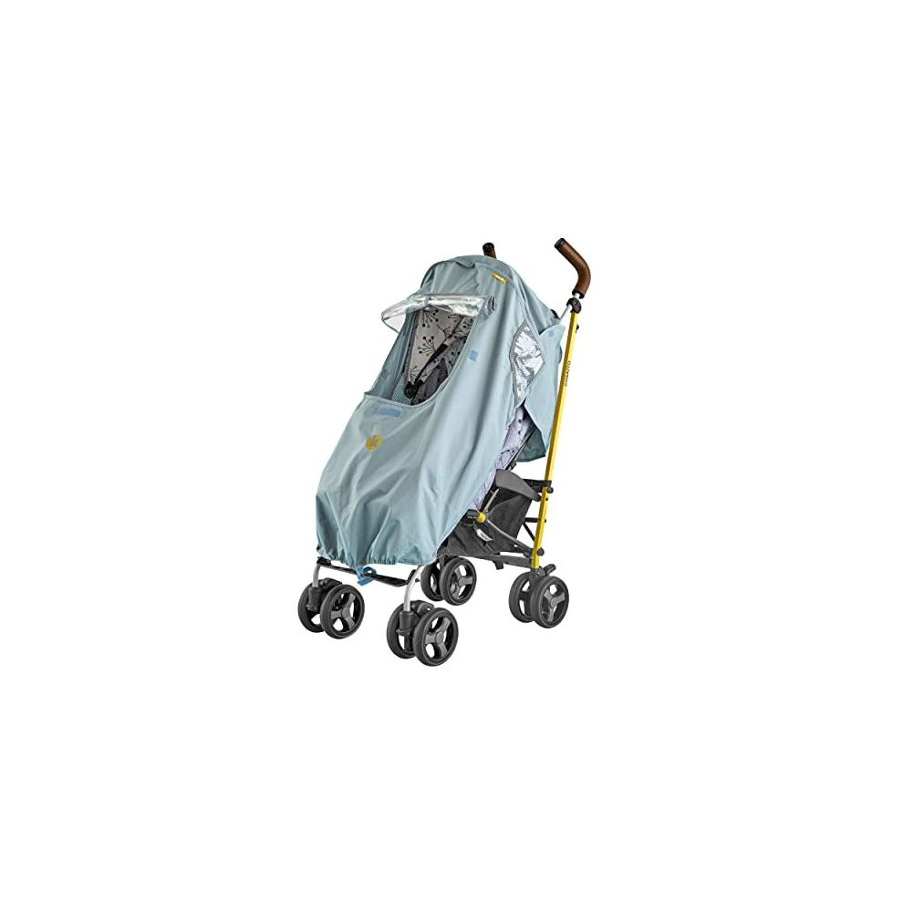 Splish Splosh Universal Rain Cover for Single Pushchair | Showerproof Stroller Rain Cover | Breathable Vents & Airflow Window | Fits Any Standard