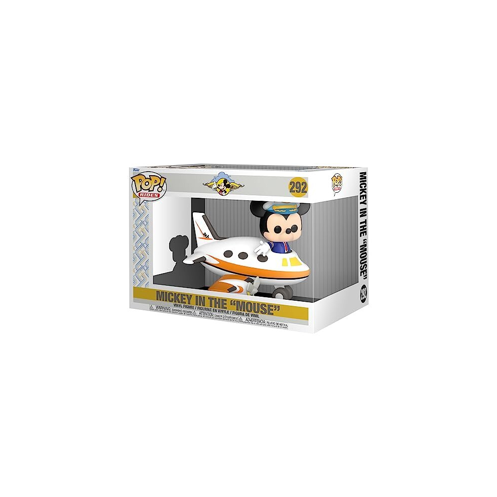 POP! Rides: Disney - Mickey Mouse With Plane - Amazon Exclusive - Collectable Vinyl Figure - Gift Idea - Official Merchandise - Toys for Kids & Adults