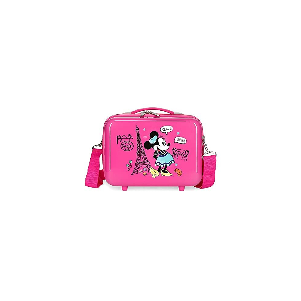 Minnie Around The World Travel Accessory- Cosmetics Case, Blue, 29x21x15 cm