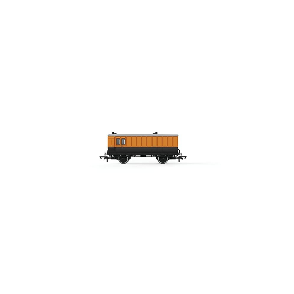 R40295 LSWR, 4 Wheel Coach, Passenger Brake, 82 - Era 2. Coach OO Gauge